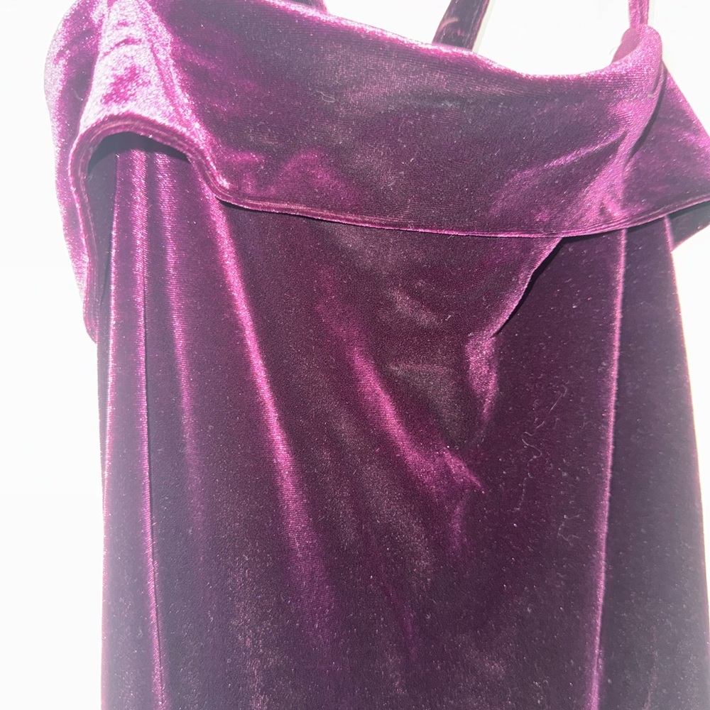 Purple Velvet 90’s Formal Prom Dress
